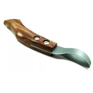 ด้ามจับทำจากไม้มีดทรงวงรีขนาดใหญ่7.5นิ้วสำหรับตัดแต่งกีบม้า - Product Image 3