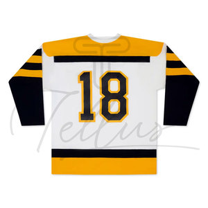 Nuevo Diseño de Jersey de Hockey sobre Hielo 100% Poliéster Transpirable de Secado Rápido Servicio OEM Personalizado TELLUS APPAREL Precio Económico al por Mayor - Product Image 2