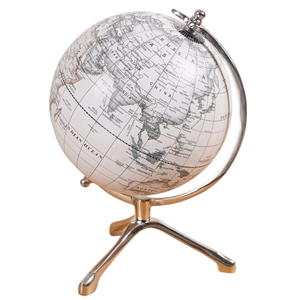 Globo de papel del mundo de alta calidad, Base de madera, acabado Vintage, mapa del mundo, estructura Interior educativa, modelo de Metal para geografía - Product Image 6