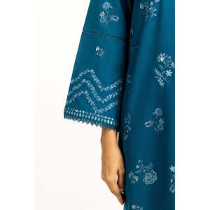 Traje Bordado Khaddar de 3 Piezas Estilo Casual IUSTKSD-1233 - Product Image 4