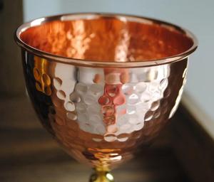 Premium Quality Luxury Metal Glass Hammered Design Custom Function Copper PC Material Serving Chilled Beer Wine Bar <b>Accessories</b> - Product Image 3