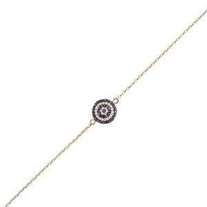 925 Sterling Silver Evil Eye <b>Bead</b> Chain <b>Bracelet</b> Fashion <b>Charm</b> <b>Bracelets</b> - Product Image 5