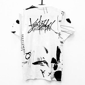 Camiseta de Manga Corta Unisex para Hombre, Marca Americana, 220g, Algodón Puro, Hombros Caídos, Color Sólido, Cuello Redondo, Estilo Moderno - Product Image 5