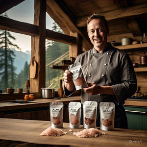 Sal rosa del Himalaya certificada por HACCP, granos finos y gruesos, fuente rica de vitaminas y minerales complejos para cocinar, embalaje personalizado - Product Image 4