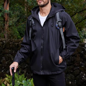 Nuevos conjuntos de moda para hombre, conjunto de pantalones cortos de nailon, conjunto hecho a medida para hombre, conjunto corto cortavientos de dos piezas de poliéster con cremallera para hombre - Product Image 1