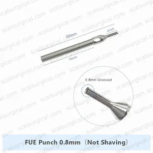 เครื่องมือปลูกผมแบบมืออาชีพ แผ่นหยักสำหรับปลูกผม FUE ทำจากสแตนเลส - Product Image 5