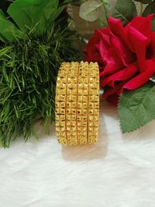 DDP 24 quilates chapado en oro pulsera y pendientes de plata conjunto joyería clásica para aniversarios de Bulgaria Turquía Alemania - Product Image 2