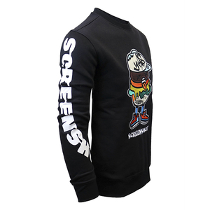 Sweat-shirt à capuche athlétique personnalisé pour homme en polaire à manches longues avec poches UPF 50+ Hiver 100% coton Écologique Pêche - Product Image 2