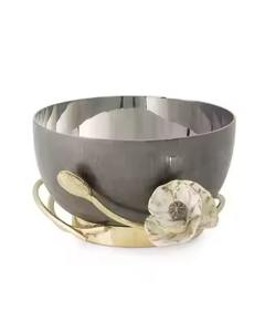 Tazón de Servir de Metal de Calidad Premium con Diseño Martillado, Apto para Alimentos, para Frutas, Fiestas, Chocolate y Dátiles - Product Image 5