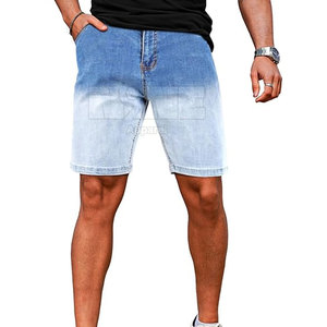 Best-seller Short en jean 100% coton de haute qualité pour homme à séchage rapide vente en ligne de style décontracté à motif solide - Product Image 1