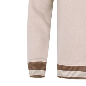 Sudadera de algodón con logotipo personalizado de lana de alta calidad, Sudadera de cuello redondo de peso pesado para hombre - Product Image 3