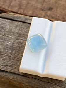 Cojín cuadrado de Aguamarina de 7,39 quilates Natural certificado, cabujón de Color superior, piedra preciosa suelta para joyería, collar, cambio de Color - Product Image 5