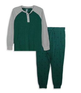 2025 nouveau Design hommes décontracté all-over imprimé coton pyjama ensemble couleur unie tricoté tissu prix imbattable de l'inde - Product Image 6