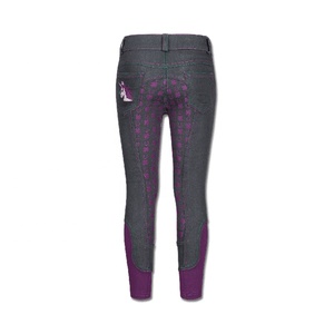 กางเกงขี่ม้าแบบเต็มที่นั่งสำหรับเด็กกางเกงขี่ม้าทำจากซิลิโคนออกแบบโลโก้ใหม่ - Product Image 1