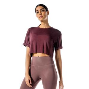 Camiseta Corta para Mujer, Ajuste Holgado, Verano, Informal, Moda, Impresión Personalizada Activada por el Sudor - Product Image 1