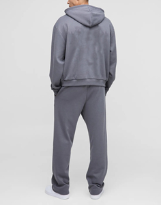 High demand <b>women</b> sweatsuit set with hoodie and <b>jogger</b> pants oversized fit fleece fabric wholesale fashion casual loungewear - Product Image 5