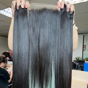 100% สำหรับต่อผมมนุษย์บริสุทธิ์เรมี่ชาวเวียดนามดึงกระดูกสองชั้นหนังกำพร้าตรงสไตล์คลื่นดิบ - Product Image 1