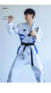 Kimono de judo de haute qualité 100% coton Durable Léger Respirant Arts martiaux Dobok Broderie exquise pour adulte - Product Image 2