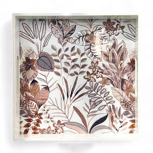 ถาดเคลือบแล็กเกอร์เคลือบเงามันวาวสูงถาดเสิร์ฟของขวัญขึ้นบ้านใหม่สำหรับแขก - Product Image 1