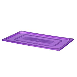 HENDI Gastronorm Purple Lid GN 1/1 Food <b>Storage</b> <b>Container</b> 530x325mm Size with Purple 530x325mm Lid - Product Image 1