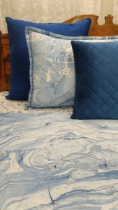 Juego de edredón reversible marino de otoño 100% gasa de algodón hecha a mano transpirable 92 'X 88' relleno de Polyfill - Product Image 2