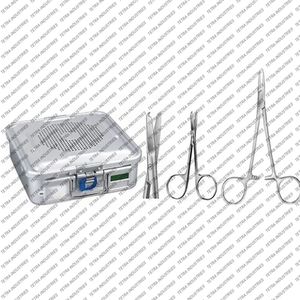 Ensemble de pansements chirurgicaux réutilisables en acier inoxydable de haute qualité pour la chirurgie générale, alimentation manuelle, certifié CE TETRA - Product Image 2