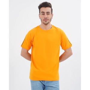 Vente en gros T-shirts à manches courtes 100% coton pour hommes Motif solide personnalisable graphique respirant et imprimé avec logo - Product Image 4