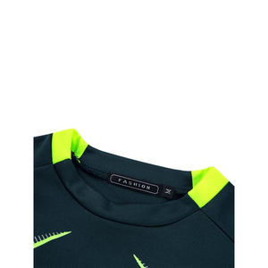 Wholesale Men's Slim Fit Sports Casual T-Shirts Quick Dry Rounded Neck Fitness Training <b>Top</b> with Sublimation Print - Product Image 4