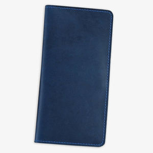 กระเป๋าถือหนังแท้ชั้นหนึ่งสำหรับผู้ชายกระเป๋าถือดีไซน์ยาวพร้อมฝาปิดเปิดโพลีเอสเตอร์ - Product Image 1