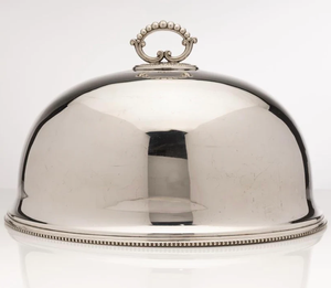 Couvercle de gâteau rond en acier inoxydable Dôme Casserole Ustensiles de cuisine modernes Buffet de restauration Dôme - Product Image 3