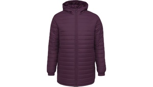 Men's Winter Hooded <b>Quilted</b> Jacket Long Polyester Design OEM Service - Product Image 6