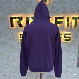 2026 New Best Quality Competitive Price Purple Zipper Hoodie <b>Rhinestone</b> Zipup <b>Jacket</b> Vintage Washed Men Fleece Streetwear Hoodie - Product Image 2