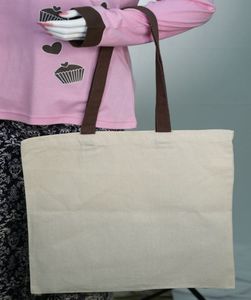 Meilleures ventes surdimensionné écologique 100% coton toile sac fourre-tout personnalisé imprimé logo réutilisable épicerie et recyclé sac promotionnel - Product Image 1