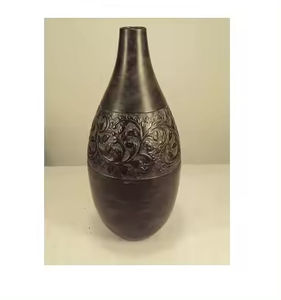 Vase à fleurs en métal pour la maison Décoration d'événements Pot de fleurs en gros Abordable Meilleur porte-fleurs Décoration de mariage faite à la main de haute qualité - Product Image 2