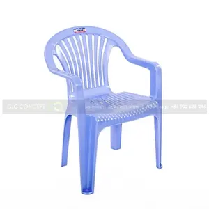 Plastic Triple Armchair In Colors Blue And Red Easy To Selection, Manufacturer Resin Plastic Chair Outdoor Hight Quality