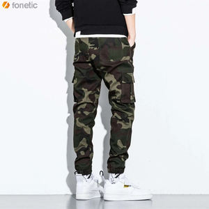 Pantalon du camouflage des hommes fait sur commande avec l'ODM matériel d'OEM de poches avant de polyester léger Accueil posséder la conception pour la chasse! - Product Image 4