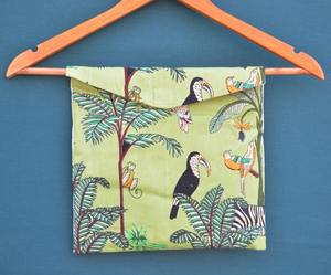 Ensemble de pyjama en pur coton avec dentelle douce Spaghetti Strap Nightwear Blue Anime Pattern pour demoiselles d'honneur pour les vêtements de salon d'été - Product Image 3