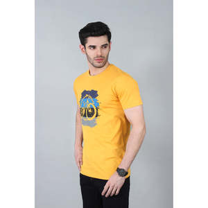 เสื้อยืดผู้ชาย Unze London ผ้าฝ้ายลายพิมพ์ 100% ผ้าฝ้าย/ใยไผ่ 200-240 กรัม ผ้าเจอร์ซีย์อัดแน่น เสื้อยืดผู้ชาย SHEES - Product Image 3