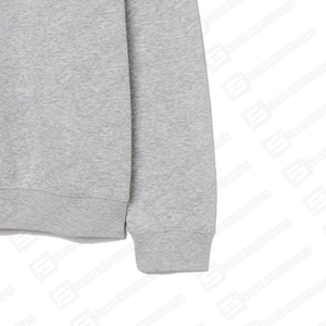 Sweat-shirt pour homme en molleton 100% coton, gris clair, col rond, hiver, résistant, 220 g/m², streetwear, logo personnalisé - Product Image 3