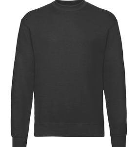 Sweat-shirt pour homme en gros, uni, col rond, coton biologique durable, intérieur brossé doux, vêtements de mode automne-hiver - Product Image 4