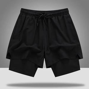 Personnalisé 2-en-1 Mesh Gym Shorts Quick Dry Stretchy Sport Fitness Jogging Running Workout Shorts Style Casual Deux Couches - Product Image 5