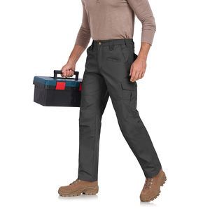 Pantalon cargo populaire pour homme en tissu coton, multi-poches, look classique, pantalon d'extérieur pour homme en vente - Product Image 4