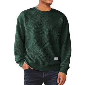 Sweat-shirt à capuche unisexe imprimé intégral personnalisé, nouveau modèle d'hiver, surdimensionné, épais, avec logo sur le devant, col à capuche pour homme - Product Image 3