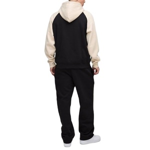 Ensemble de survêtement décontracté pour homme avec logo personnalisé, veste zippée et pantalon, 100% coton, pour la salle de sport et les activités de plein air - Product Image 2