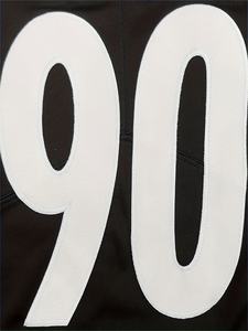 Uniforme Deportivo Personalizado de Fútbol Americano con Cuello en V, Manga Corta, Negro y Amarillo, Transpirable, de Malla - Product Image 5