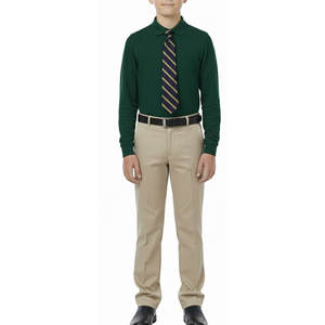 Uniforme scolaire pour garçon, design moderne, ensemble uniforme scolaire avec chemise et pantalon pour les événements scolaires et les cours - Product Image 1