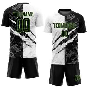 Maillots de football personnalisés grande taille à manches courtes en tissu respirant – Ensemble de football de haute qualité à séchage rapide - Product Image 3