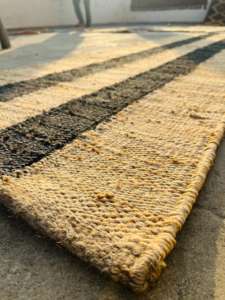 Yute de cáñamo natural, alfombras trenzadas rectangulares grandes de estilo bohemio, decoración Bohemia para el hogar, dormitorio, oficina, comedor, oraciones para adolescentes a granel - Product Image 4