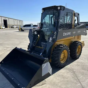 John Deere Steers selip 320G Mini, pemuat depan Mini untuk dijual/John Deere Skid Steers 320G Track Loader