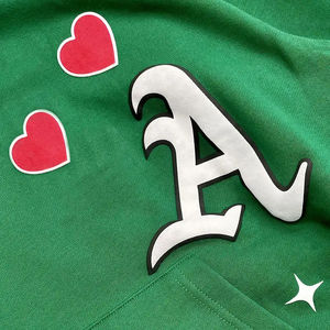 Vêtements d'hiver Sweats à capuche brodés en chenille sur mesure en coton mélangé Sweats à capuche brodés en chenille avec logo personnalisé - Product Image 6